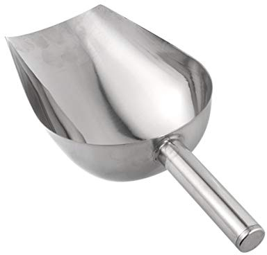 Holibanna Stainless Steel Ice Scoop Multi-Purpose Food Shovel for Rice Nuts Candy Flour Serving at Parties Home Use