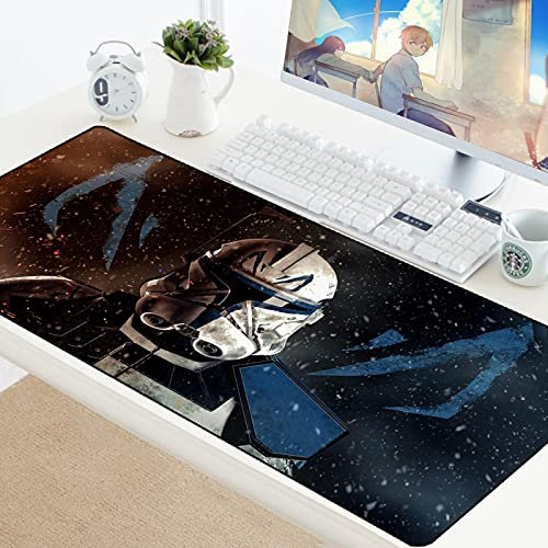 MWBLN 90x40CM Großes Gaming-Tastatur-Mauspad, Computer Gamer Tablet Schreibtisch-Mauspad Mit Kantenverriegelung XL Office Play 600x300mm StarWars-067