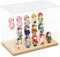 Nynelly Acrylic Display Cases for Collectibles, 3 Tier Clear Acrylic Display Case Display Box with Door,Assemble Countertop Box Storage Organizer Dustproof Showcase for Action Pop Figures Toys