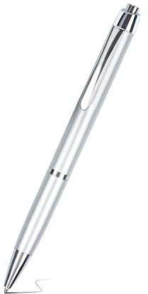 16 GB Penna Registratore Vocale Portatile con 192 ORE di Registrazione, Attivazione Vocale di Registratore Vocale Spia per Meetings, Lezioni, Conferenze, Interviste, USB, MP3, l‘argento