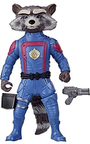 Marvel Hasbro Studios, Guardians of The Galaxy Vol. 3, Rocket Actionfigur, Superhelden-Spielzeug für Jungen und Mädchen ab 4 Jahren