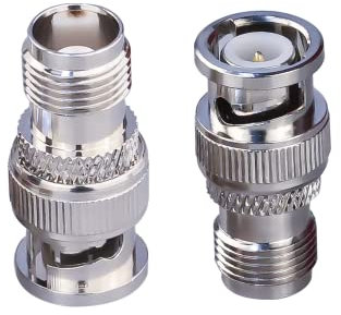 TUOLNK TNC auf BNC Koax Adapter BNC Stecker auf TNC Buchse RF Koaxial Stecker für Wifi Antennen Verlängerungskabel 2St