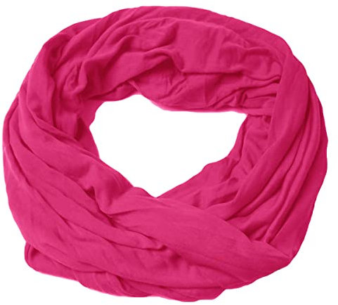 Niklarson Loop Schal Tuch Pink Rundschal 160x45cm unisex Schlauch T5222
