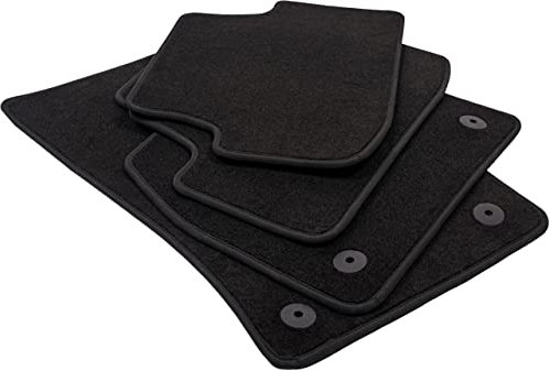 Velour Fußmatten Satz für Renault Clio III / 3 (2005-2012) - Premium Qualität - 4-teilig - Passgenau