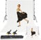 EMART White Backdrop with Stand, 8.5x10ft(2.6x3m) Photography Background Support Kit with 10x12ft (3x3.6m) Screen for Portrait, Video, Shooting, Photo, Studio