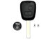 TEKLIGHT Kit Riparazione Guscio Chiave Cover Ricambio Citroen C1 C2 C3 2 Tasti + 2 Pezzi Pulsanti + Batteria CR2016 Telecomando Logo non originale incluso Lama VA2