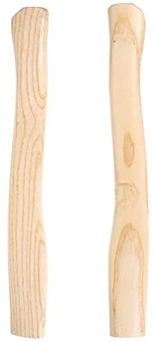 BUGUUYO 2 Stück Holzgriff Beilstiel Ersatz Hickory Ersatzstiel Campinggriff Campingwerkzeuge Griff Für Griff Ersatz Für Beil Axtgriff Vierkantloch
