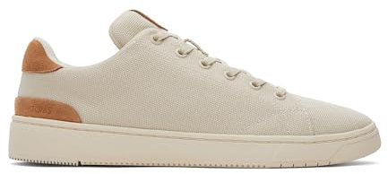 TOMS Trvl Lite 2.0 Low, Zapatillas Hombre, Fog Tan Recycled Cotton Canvas Suede, 43 EU