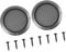 A ABSOPRO Car Speaker Cover Steel Mesh Sub Woofer Grill Protector (Set of 2)