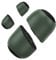 nediea Laptop Cooling Pads, Portable Small Laptop Cooler Stand Magnetic Ball, Mini Laptop Tilting Holder Compatible With Tablet, Macbook, Keyboard and 11-17 Inches Laptops-Green