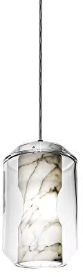 MODEBHD Nordische weiße Wolkenstein-Lampe, Wandleuchte, klarer Lampenschirm, Laterne, Kronleuchter, Doppelglas-Pendelleuchte, Hängeleuchte, Deckenleuchte für Billardtisch, Laden, Büro
