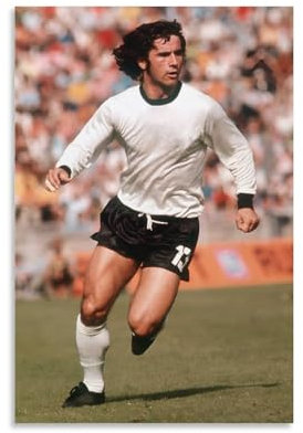 REDCHAMBER Gerd Müller Retro-Poster, Kunstdruck auf Leinwand, Wandmalerei, Poster, Dekoration, moderne Wohnkunstwerke, 30 x 45 cm