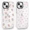 Xylota 2 Stück Transparent Handyhülle für iPhone 15 6,1 Hülle, Durchsichtig Case Muster Aesthetic Blumen Herz Mädchen Schutzhülle, Weich Silikon TPU Bumper Stoßfeste Cover für iPhone 15,1-6