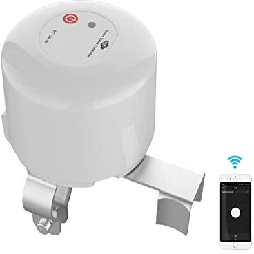 BINGNU WiFi Smart Valve Smart Ventil Gas Wasserhahn Rohr Automatische Ventilsteuerung Arbeitsunterstützung Smart Wireless Control Smart Life Mit Fernbedienung(Color:Plug)