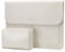 MOSISO Laptop Case 13.3 inch, 13-13.3 inch Laptop Sleeve Compatible with MacBook Air/Pro 13 / Pro 14, HP Dell ASUS Lenovo Notebook, PU Leather Flap Carrying Case with Stand&Small Pouch, Beige