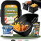 KNUSPERLIEBE® 2x Set Zubehör für Ninja Foodi Max Dual Zone Silikonform, Faltbar für Dual Zone Airfryer, Heißluftfritteuse, BPA-FREI | AF400EU AF300EU AF400EUCP | Silikoneinsatz Air Fryer Accessories