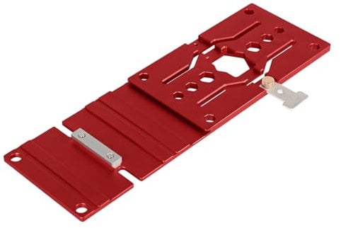 TOOLCOOL Binario quadrato per sega circolare da 340 mm, compatibile con guida DeWalt (rosso)