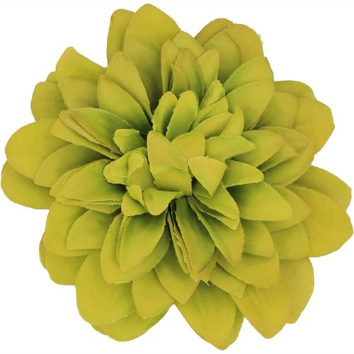 Flower Hair Clips Fascinator Ideal for Weddings Chrysanthemum Lime Flower Hair Clips