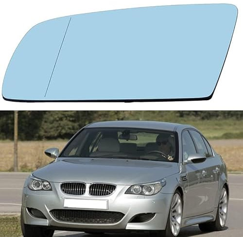 ZcwQfYA Für BMW 5-Series E61 Touring 2003-2010 Auto Rückspiegelheizung,Mirror Glass Replacement,Replacement Mirror Glass,Robustes Seitenspiegelglas,A-Left