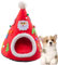 Niche d'arbre pour chat - Niche de Noël pour chat - Maison de luxe pour arbre à chat - Tente de lit pour chat en forme de sapin de Noël - Tente de lit pour chaton - Lit grotte pour animaux de