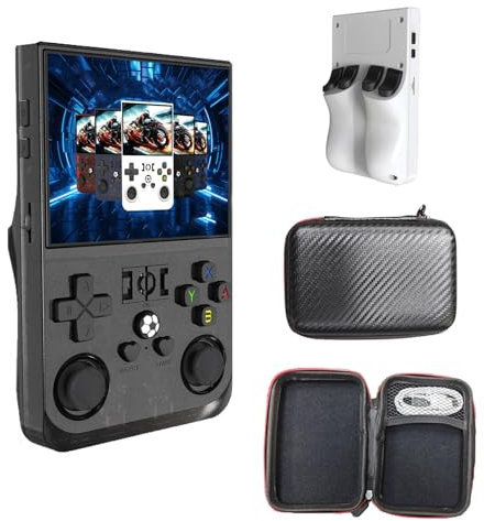 Keyboy - Console de Jeu Keyboy, Console de Jeu vidéo rétro Portable avec Plus de 20000 Jeux, Console de Jeu Portable, Écran IPS HD 4 , Nouveau R36Pro (128g Black,3.5-inch Screen)