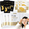 LAIKOU Masken Beauty Set, 21 Stück Gesichtspflege Set mit Gesichtsmaske, Lippenmaske, Augenmasken, Gesichtsmasken Set Teenager Mädchen, für Jeden Hauttyp Feuchtigkeit Nährend (Snail)