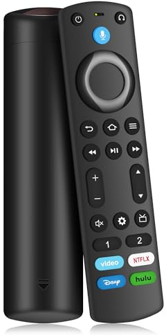 Replacement Remote Control Compatible with Fire Smart TV Stick 4K(1st/2nd Gen), TV Stick (2nd Gen/3rd Gen/Lite/4K Max), FireStick Remote for Smart TV 3rd Gen & Cube with Voice Controller