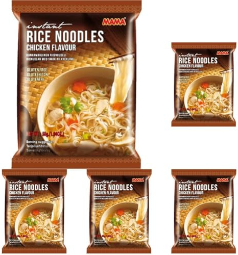 MAMA - Instant Reis Nudeln Hühn - (1 X 55 GR) (Packung mit 5)