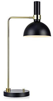Markslöjd, Larry E27 schwarz Tischleuchte Tisch-Lampen (schwarz, Metall, Wohnzimmer, IP20, II, E27)