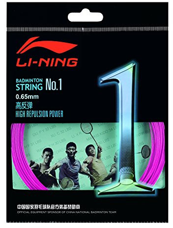 LI-NING AXJJ018 NO.1 Set 10m Badmintonstring (pink)
