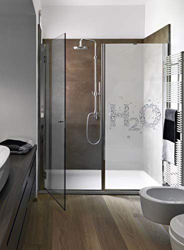 PLAGE 161002 - Vinilo Adhesivo para Pared de Ducha (80 x 200 cm), Color Gris