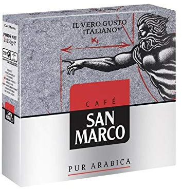 San Marco Café Moulu Pur Arabica 2 x 250 g