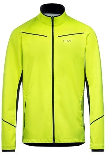 GORE WEAR Herren R3 Partial Gore-tex Infinium™ Jacke, Neon Yellow/Black, 3XL EU