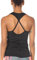 icyzone Damen Sport Yoga Tank Top - Fitness Gym Ärmelloses Shirt Trainings Top (M, Black)