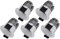 Klein LED Einbaustrahler 3W 230V Hohe Qualität Deckeneinbaustrahler Rund Mini LED Spot COB Downlights Deckenspots 3000K 100lm für Weinschrank/Küche/Wohnzimmer/Gang
