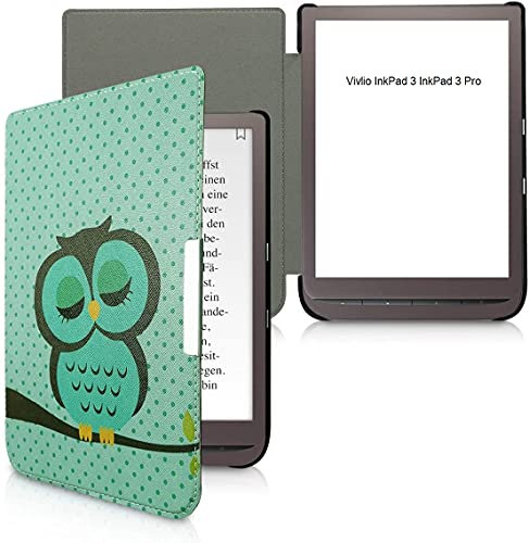 Etui Compatible pour Vivlio InkPad 3 InkPad 3 Pro - Hibou - Coque Housse liseuse pour Vivlio InkPad 3 InkPad 3 Pro