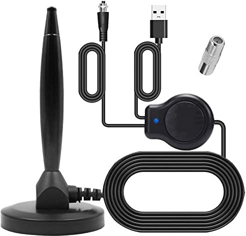 DollaTek Antena de TV con Amplificador Digital 1080P HDTV 4K Interior Amplificado