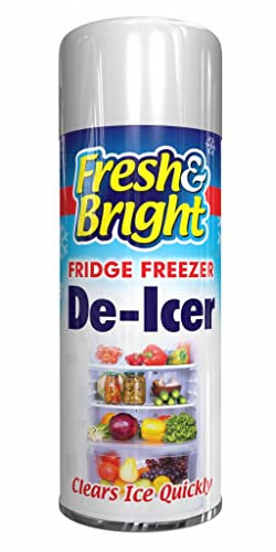 4 x Quick Ice Remover Anti-Bacterial Fridge Freezer De-Icer Spray Deicer Spray Fridge Cleaner Genuine Fresh & Bright 200ml by Swiss Signature