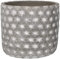 KOTARBAU® - Vaso da fiori da 13 x 12 cm, per fiori e piante, in calcestruzzo decorativo, modello: Cilindro etnico