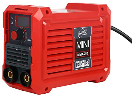Mini ARC SchweißGerät, Elektroden Schweißgerät Inverter ARC Welder mit Einsteigergerät von Vector Welding, Arbeitsklemme Ohne Gas Drahtschweißgerät, mit 20-250A & Elektrodenschweißfunktion