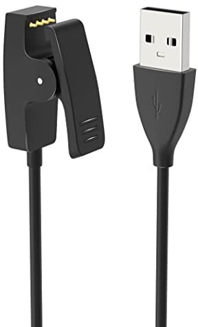 Bicmice Cable de carga 1 M compatible con Garmin Forerunner 235 230 35 35J 630 645 Music 735XT/Lily/Approach G10 S20/Vivomove HR/ForeAthlete 35J reloj inteligente cargador USB de carga para reloj