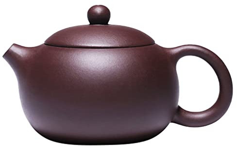 Teiera Di Sabbia Viola Teiera Di Terracotta Ceramica Cinese Genuina Teiera Asiatica Con Manico Teiera Giapponese in Argilla Kungfu Piccola Teiera Argilla Viola Fatto a Mano Ufficio