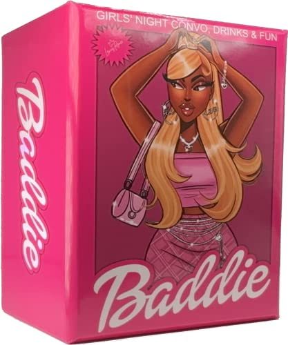 Baddie Drinking Cards Fun Adult Black-Owned Girls' Night Card Game for Women & Adults – Perfect for Bachelorette Parties, Girls' Trips, Pre-Game Drinking Fun, and More
