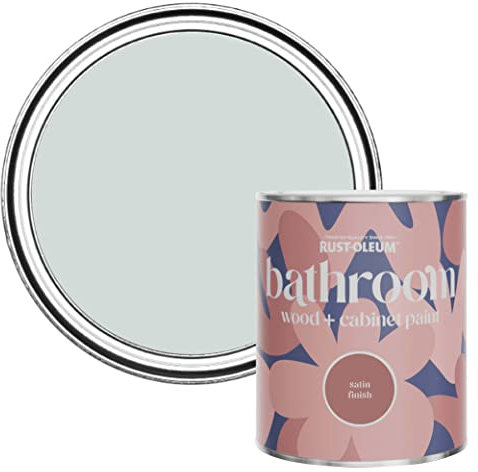 Rust-Oleum Grey Moisture Resistant Bathroom Wood and Cabinet Paint in Satin Finish - Dove 750ml
