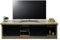 Mendler TV-Rack HWC-K75, Fernsehtisch TV-Board, Schiebetüren Staufächer, Holz-Optik Industrial Metall 43x150x40cm - naturfarben