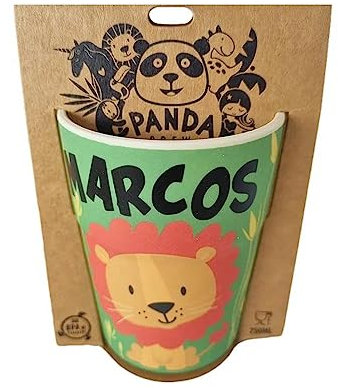 PLUS HOME Vaso o taza Con Nombre Personalizado o animal.Marcos