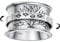 BONLAVIE Spinner Ring Damen, Lebensbaum Ring 925er Sterlingsilber, Breiter Band Ring, Anxiety Ring Silber 925, Silberring 925 Damen, Vintage Ring Damen, Ringe Frauen