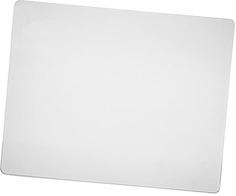 Adoorniequea Tapis de souris de jeu en verre lisse, rapide et précis pour ordinateur portable L, 350 x 260 mm