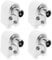 Create idea 4 Pezzi Ad Angolo Retto Maschio RF Coassiale Antenna TV Connettore Spina 90 Gradi Scatola A Muro Superiore Piastra Frontale TV Digitale Adattatore Antenna Satellitare