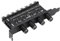 PC Cooling Fan Speed Controller, 3PIN/4PIN 8 Channels Fan Hub with 4 Knob Speed Control, Compatible with CPU HDD VGA PWM Fans, Manual Knob Adjustment
